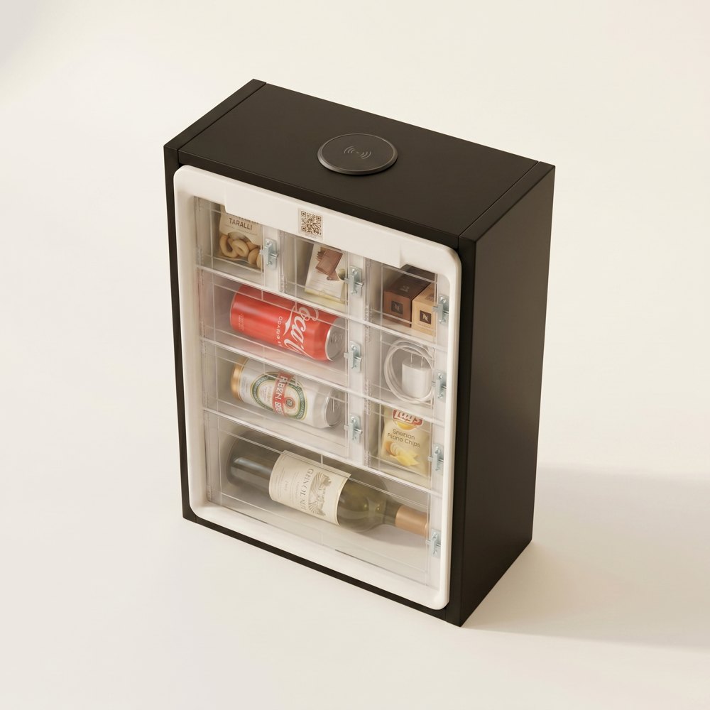 SUITEBOX da Tavolo, tre quarti dall'alto
